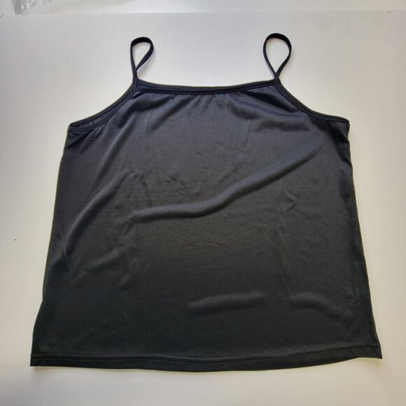 SHEER Black Spaghetti Strap Camisole Tank Top - Picture 6 of 6